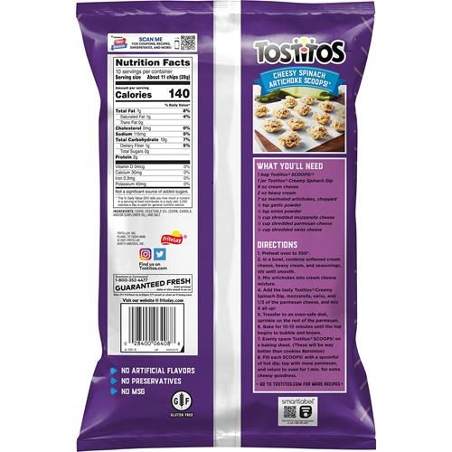Tostitos Scoops Tortilla Chips, 10Oz Bag