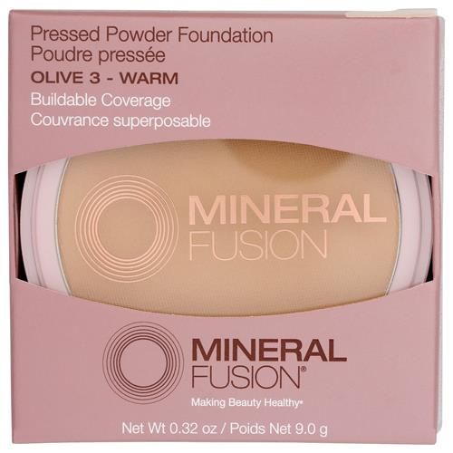 Mineral Fusion Olive 3 Pressed Base, 0.32 Oz