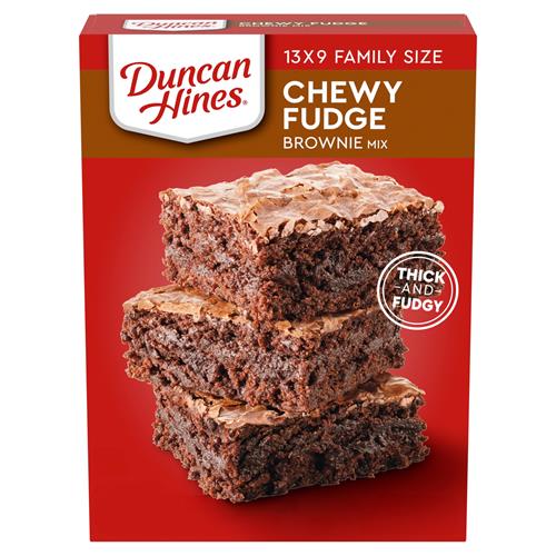 Duncan Hines Brownie Mix, Fudge, 18.3 Oz