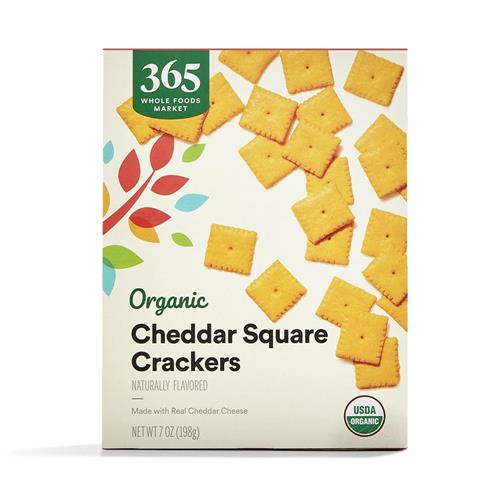 Whole Foods Market, Organic Cheddar Squares, 7 Oz