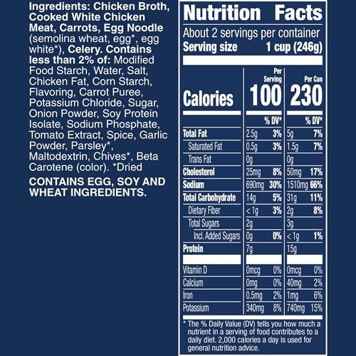 Progresso Rich & Hearty, Chicken & Homestyle Noodle Canned Soup, 19 Oz.