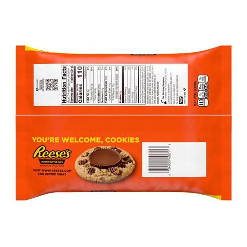 Reeses Milk Chocolate Snack Size Peanut Butter Cups, Candy Bag, 10.5 Oz