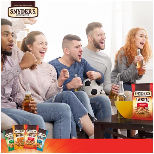 Snyders Of Hanover, Seasoned Twisted Pretzel Sticks, 12 Oz Bag