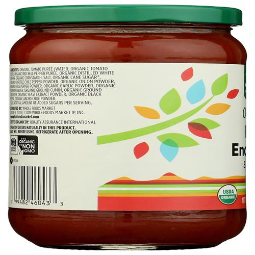 Whole Foods Market Organic Red Enchilada Sauce, 15.5 Oz