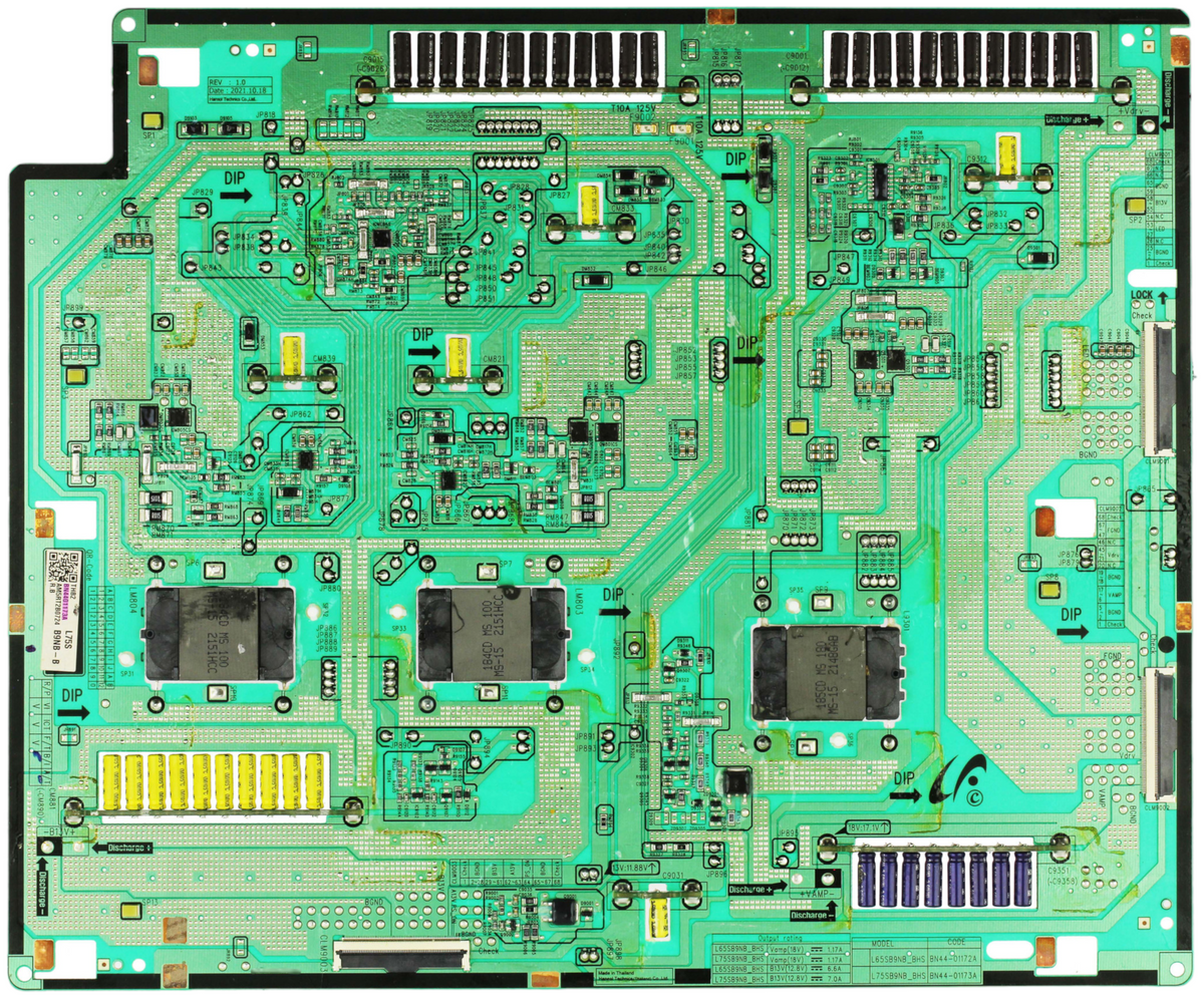 BN44-01173A Samsung Power Supply, CA01, L75SB9NB_BHS, QN75QN800BF, QN75QN800BFXZA, QN75QN900BFXZA, QN75QN8000FXZA, QN75QN800CFXZA, QN75QN900CFXZA