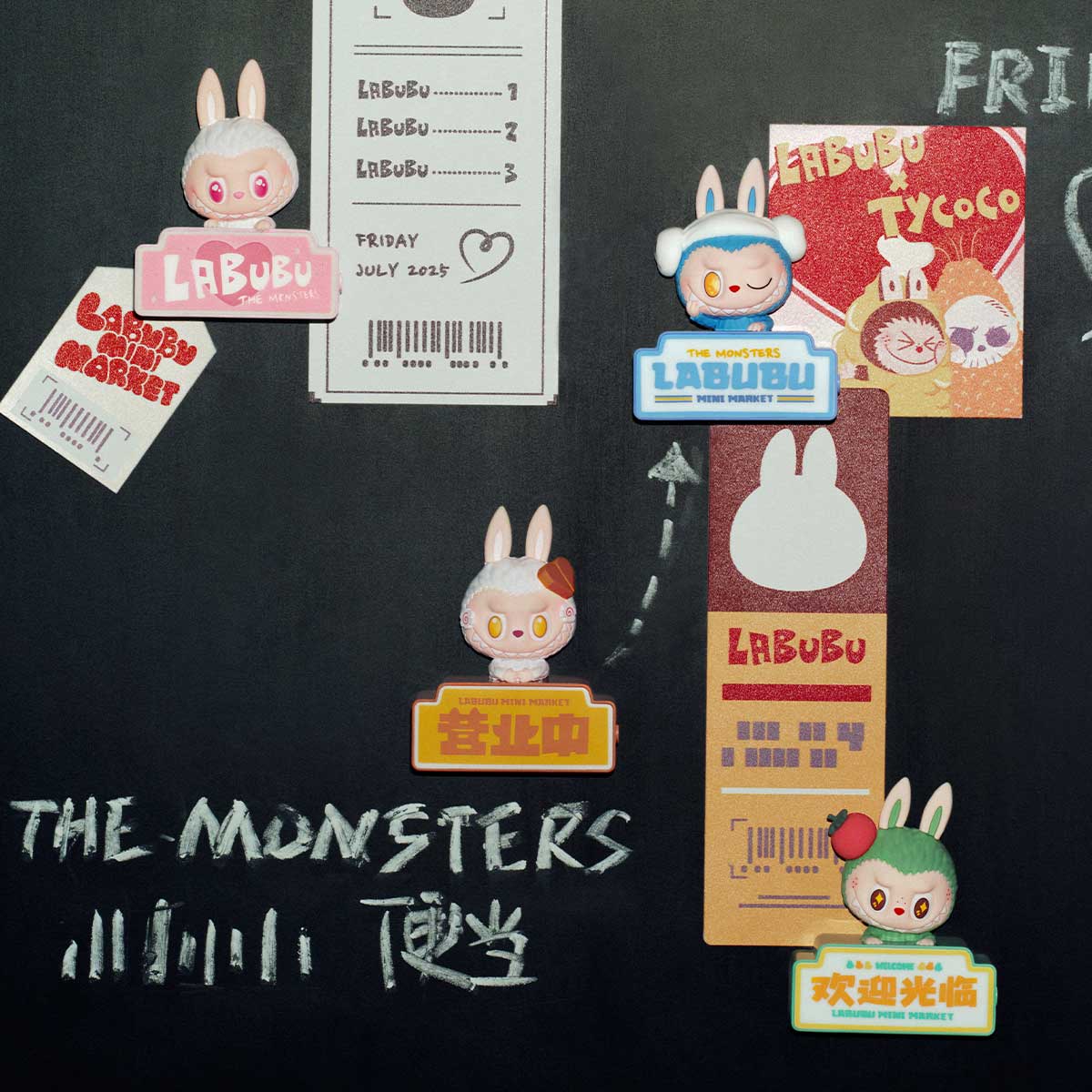 [In Stock] POPMART Wacky Mart Series-Fridge Magnet Blind Box (SEALED)