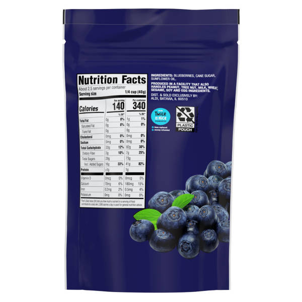 Southern Grove Dried  Blueberries, 3.5 oz
