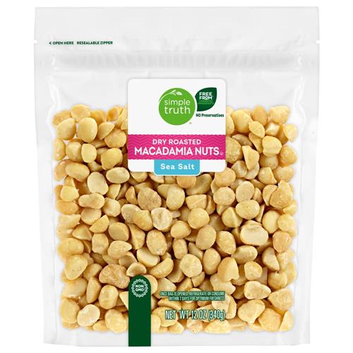 Simple Truth Dry Roasted Sea Salt Macadamia Nuts 12 oz