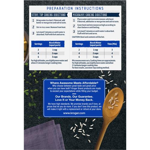 Kroger Instant Jasmine Rice 12 oz