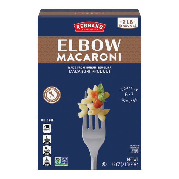 Reggano Elbow  Macaroni, 32 oz