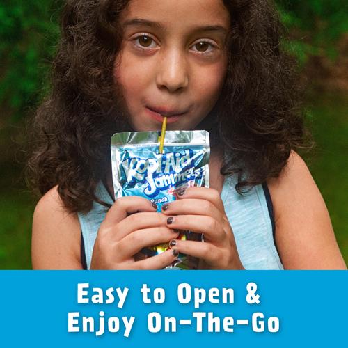 Kool-Aid Jammers Tropical Punch Flavored Drink, 10 Ct Box, 6 Fl Oz Pouches