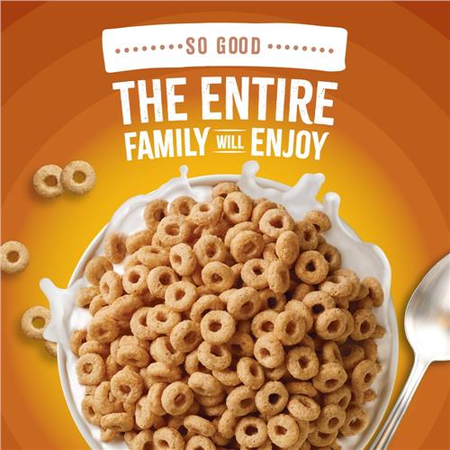 Kroger Toasted Oats Honey Nut Cereal Family Size 21.6 oz