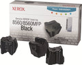 New, Pre-Owned - Xerox Phaser 8560 Black Solid Ink Pack (3 Sticks) 108R00726