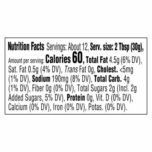 Kraft Tartar Sauce, 12 Fl Oz Bottle