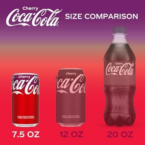 Cherry Coke Mini-Can, 10 Pack
