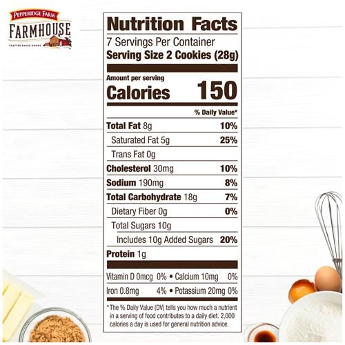 Pepperidge Farm Farmhouse Thin & Crispy Butter Crisp Cookies, 6.9 Oz Bag