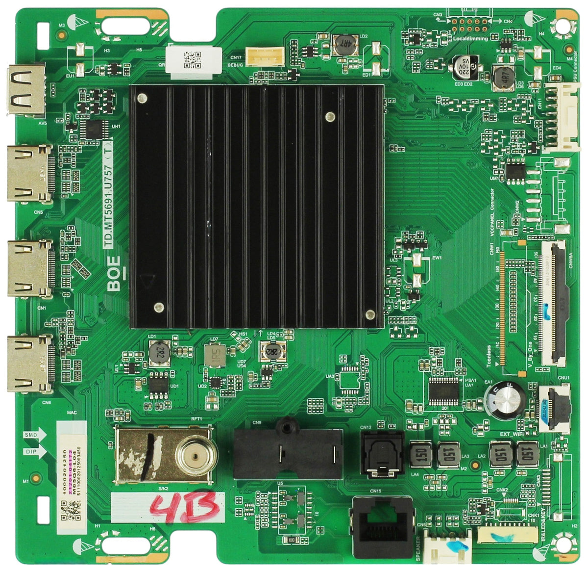 Vizio 21201-04172 Main Board for M65Q6-L4 (Serial LBSFR7GZ)