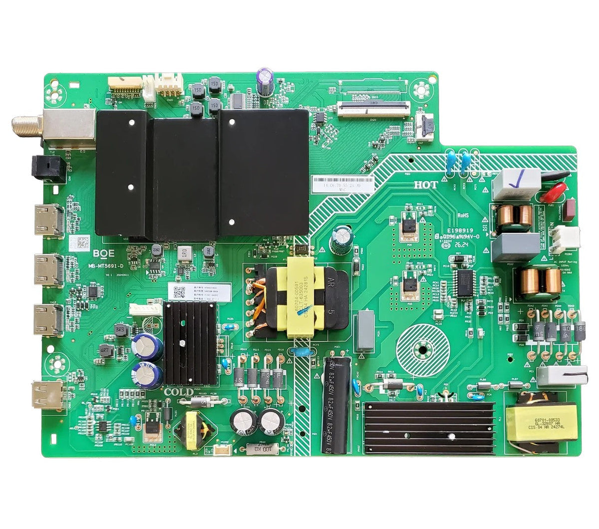 Vizio 21201-04392 Main Board/Power Supply for V4K55M-0804