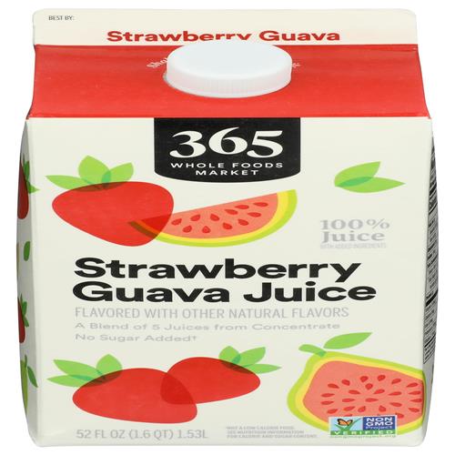 Whole Foods Market, Strawberry Guava Juice, 52 Fl Oz
