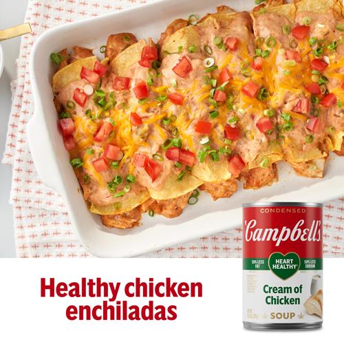 Campbells Condensed Heart Healthy Cream Of Chicken Soup, 10.5 Oz Can