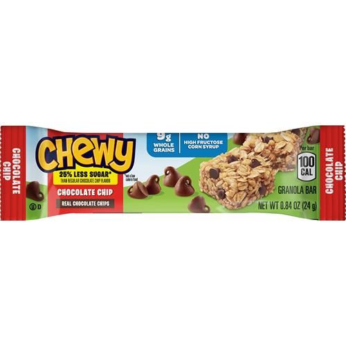 Quaker Chewy Granola Bars Chocolate Chip, 0.84 Oz, 8 Ct