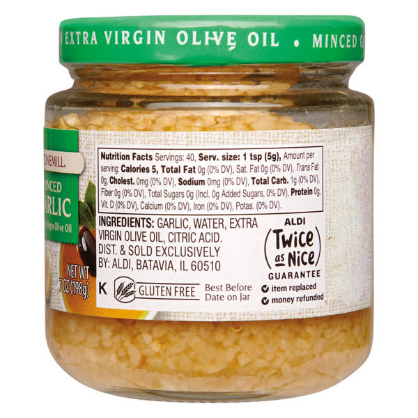 Stonemill Minced Garlic in Extra Virgin Olive Oil, 7 oz