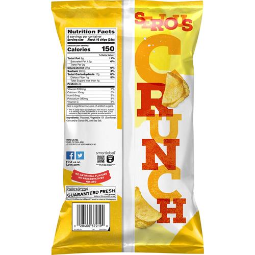 Lays Kettle Cooked Potato Chips, 8 Oz