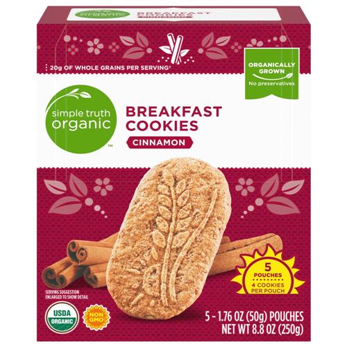 Simple Truth Organic Cinnamon Breakfast Cookies 5 ct / 1.76 oz
