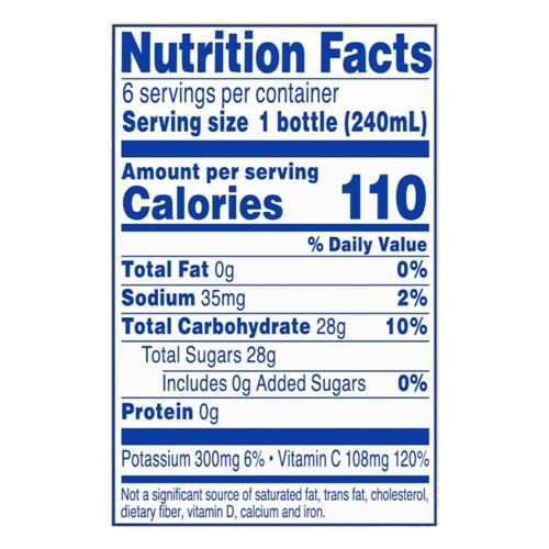 Kroger No Sugar Added 100% Apple Juice 6 ct / 8 fl oz