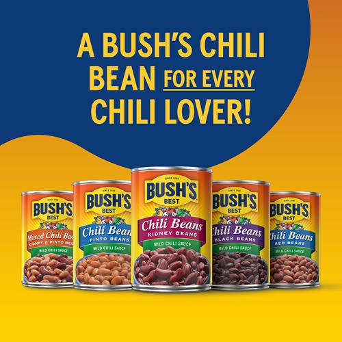 Bushs Best Canned Chili Beans, Pinto Beans In A Mild Chili Sauce, Source Of Plant Based Protein And Fiber, Low Fat, Gluten Free, 16 Oz