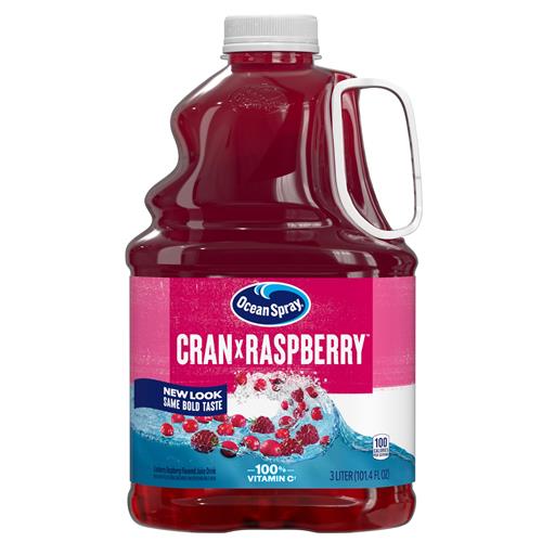 Ocean Spray Cran-Raspberry Cranberry Raspberry Juice Drink, 101.4 Fl Oz Bottle (Pack Of 1)