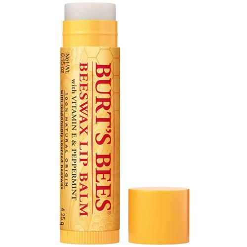 Burts Bees Beeswax Lip Balm, Lip Moisturizer With Responsibly Sourced Beeswax, Tint-Free, Natural Conditioning Lip Treatment, 1 Tube, 0.15 Oz.