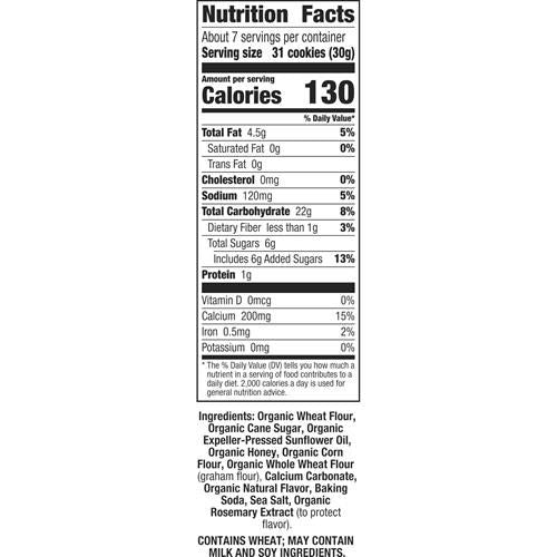 Annies Organic Baked Bunny Grahams Snacks, Honey, 7.5 Oz