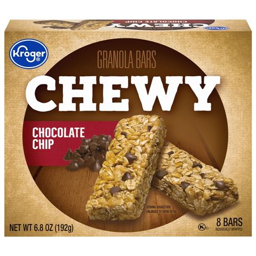 Kroger Chocolate Chip Chewy Granola Bars 8 ct