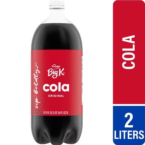 Big K Cola Soda Bottle 2 liter
