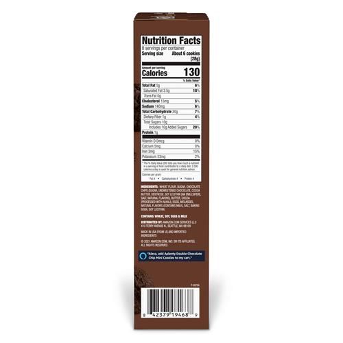 Aplenty, Double Chocolate Chip Mini Cookies, 8 Oz