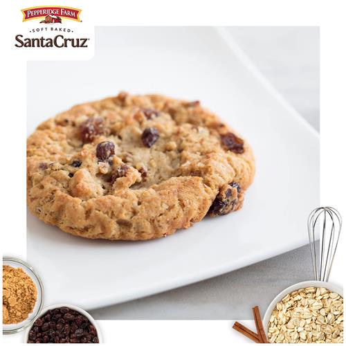 Pepperidge Farm Santa Cruz Soft Baked Oatmeal Raisin Cookies, 8.6 Oz. Bag