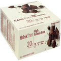 Think! Protein Bars, High Protein Snacks, Gluten Free, Sugar Free Energy Bar With Whey Protein Isolate, Brownie Crunch, Nutrition Bars Without Artificial Sweeteners, 2.1 Oz (10 Count)