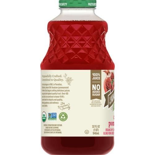 R.W. Knudsen Family Organic Cranberry Pomegranate Juice Blend, 32 Ounces