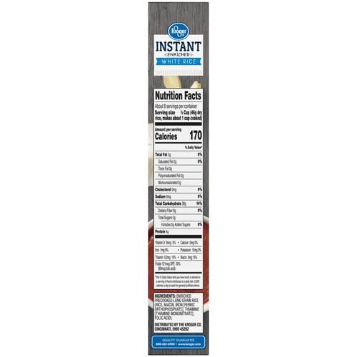 Kroger Instant Enriched White Rice 14 oz