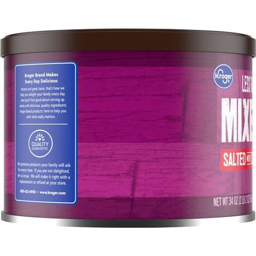 Kroger Sea Salted Mixed Nuts 34 oz