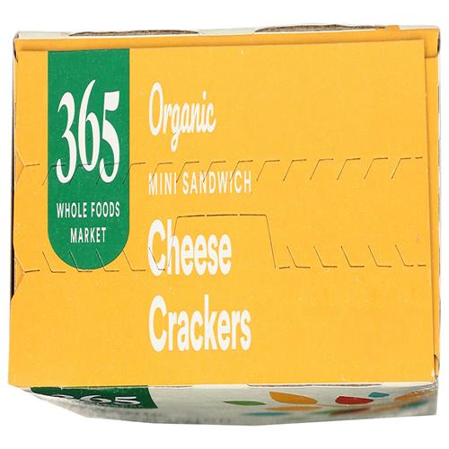 Whole Foods Market Organic Mini Cheese Sandwich Crackers, 7.5 Oz