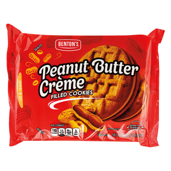 Benton's Peanut Butter Crème Sandwich Cookies, 16 oz