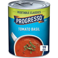 Progresso Tomato Basil Soup, Vegetable Classics Canned Soup, Gluten Free, 19 Oz