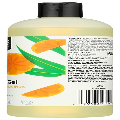 Whole Foods Market Satsuma & Eucalyptus Shower Gel, 16 Fl Oz