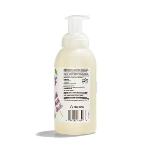 Whole Foods Market Foaming Hand Soap, Lavender, 12 Fl Oz