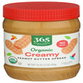 Whole Foods Market Organic Sweetened Smooth Peanut Butter, 16 Oz