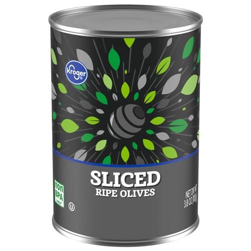 Kroger Sliced Ripe Olives 3.8 oz