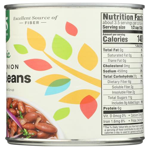 Whole Foods Market, Organic Baked Beans, Maple With Onion, 15 Ounce