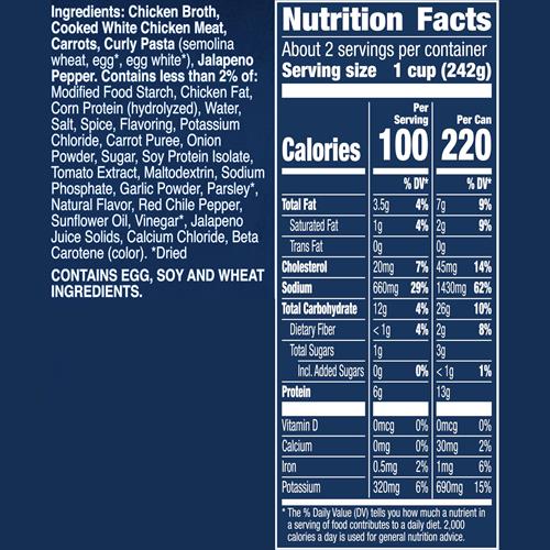 Progresso Spicy Chicken Noodle Soup With Jalapeno, 18.5 Oz